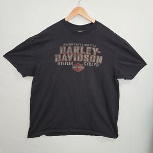 Harley-Davidson Mens Black Cotton T-Shirt 2XL Just Ride Westminster CA 2011